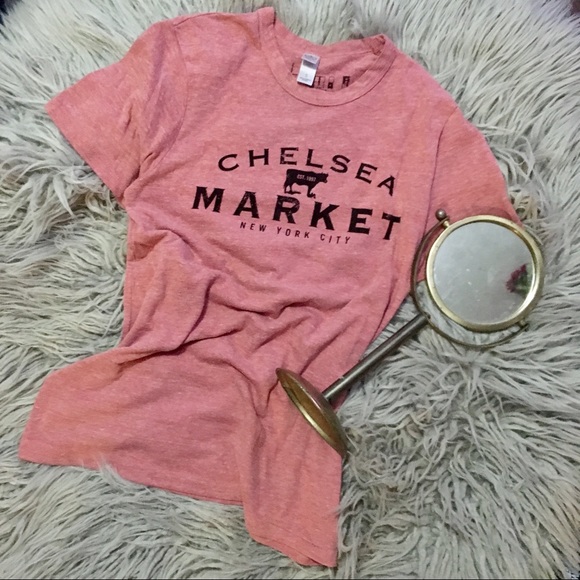 Tops - • Chelsea Market NYC Heather Tee •